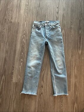 Re/Done Light Wash Women’s Straight-Leg Jeans size 26
